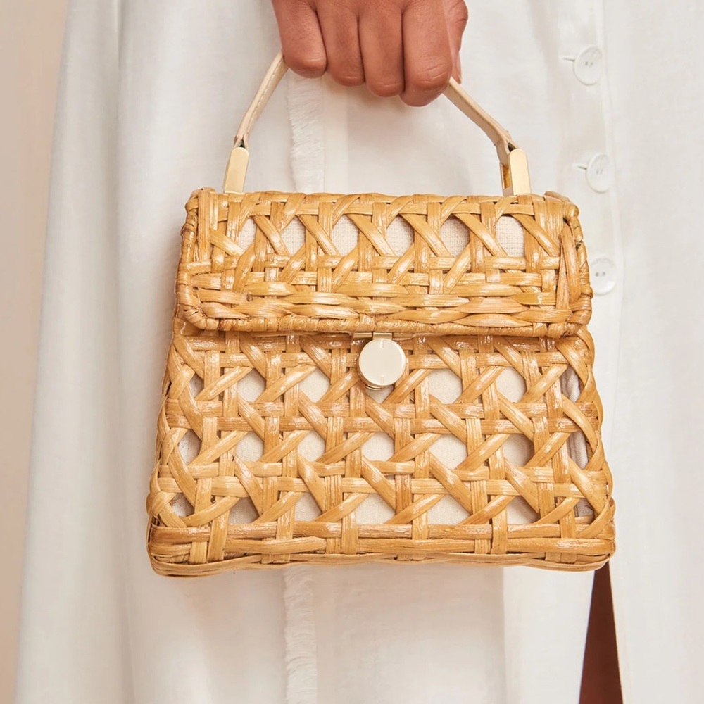 NWT Cult Gaia Sybil Crossbody - Natural